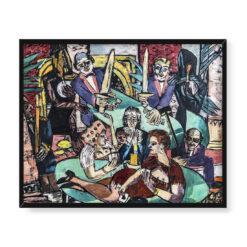 Max Beckmann Sen o Monte Carlo 50×40