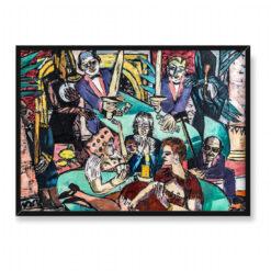 Max Beckmann Sen o Monte Carlo 70×50