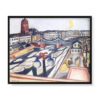 Max Beckmann Spływ lodów 50×40 w RAMIE