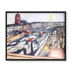 Max Beckmann Spływ lodów 50×40