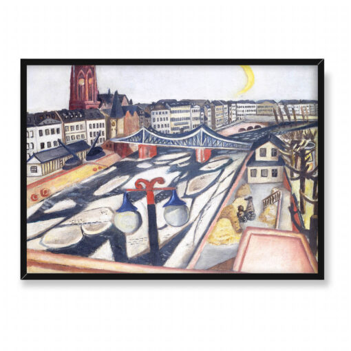 Max Beckmann Spływ lodów 70x50