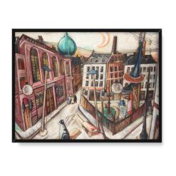 Max Beckmann Synagoga we Frankfurcie nad Menem 40×30