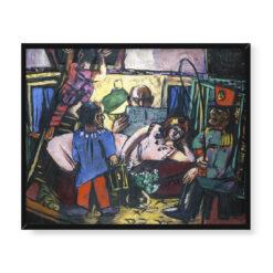 Max Beckmann Wóz cyrkowy 50×40