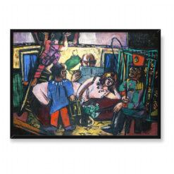 Max Beckmann Wóz cyrkowy 70×50