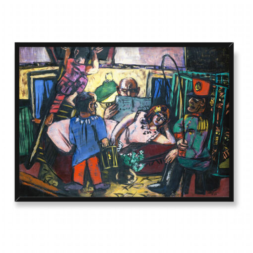 Max Beckmann Wóz cyrkowy 70x50
