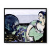 Max Beckmann Zadumana kobieta nad morzem 50×40 w RAMIE