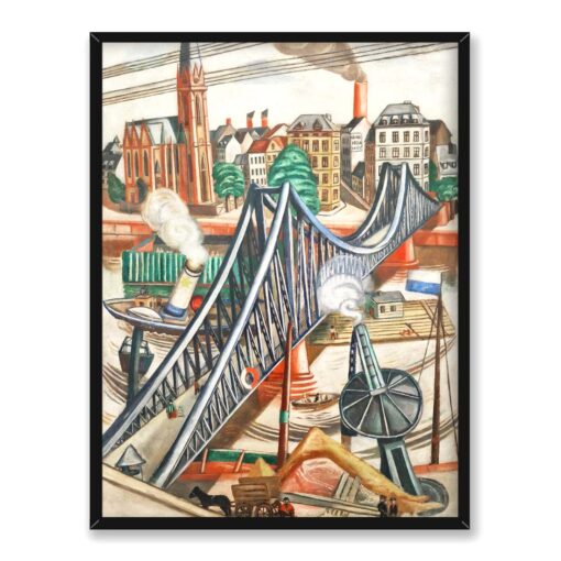 Max Beckmann Żelazna kładka 30x40