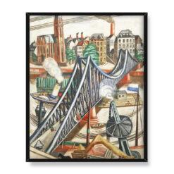 Max Beckmann Żelazna kładka 40×50