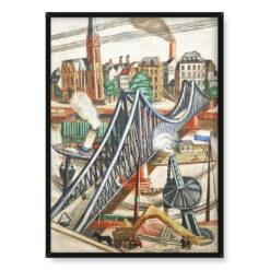 Max Beckmann Żelazna kładka 50×70