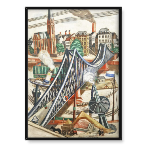 Max Beckmann Żelazna kładka 50x70