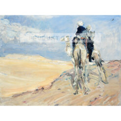 Max Slevogt Burza piaskowa na pustyni libijskiej — produkt cyfrowy do pobrania