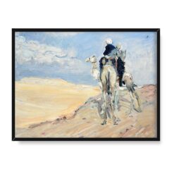 Max Slevogt Burza piaskowa na pustyni libijskiej 40×30