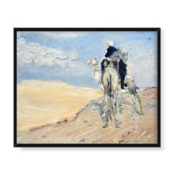 Max Slevogt Burza piaskowa na pustyni libijskiej 50×40