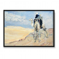 Max Slevogt Burza piaskowa na pustyni libijskiej 70×50