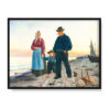 Michael Ancher Niedzielny 40×30 w RAMIE