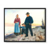 Michael Ancher Niedzielny 50×40 w RAMIE