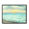 Michael Ancher Zachód słońca na plaży w Skagen 40×30 w RAMIE