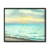 Michael Ancher Zachód słońca na plaży w Skagen 50×40 w RAMIE