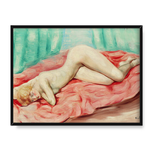 Moise Kisling Akt leżący 40x30 w RAMIE