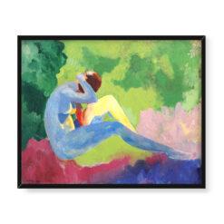 Moise Kisling Akt w pejzażu 50×40