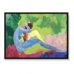 Moise Kisling Akt w pejzażu 70×50