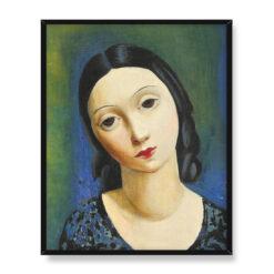 Moise Kisling Głowa młodej dziewczyny 40×50