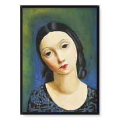 Moise Kisling Głowa młodej dziewczyny 50×70