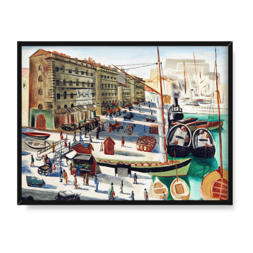 Moise Kisling Marsylia 2 40x30 w RAMIE