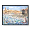 Moise Kisling Marsylia 40×30 w RAMIE