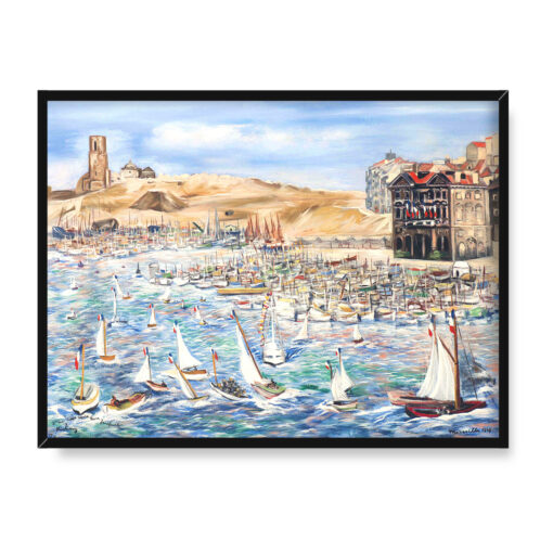 Moise Kisling Marsylia 40x30 w RAMIE