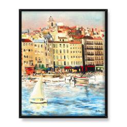 Moise Kisling Port w Marsylii 40×50