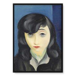 Moise Kisling Portret kobiety z grzywką 50×70