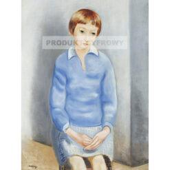 Moïse Kisling Portret panny L Michaux — produkt cyfrowy do pobrania