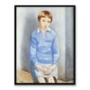 Moise Kisling Portret panny L Michaux 30×40 w RAMIE