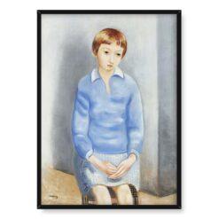 Moise Kisling Portret panny L Michaux 50×70