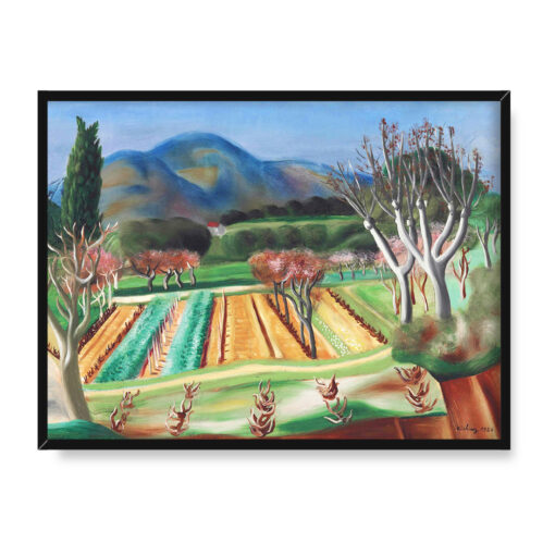 Moise Kisling Saint-Tropez 40x30 w RAMIE