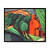 Oscar Bluemner Lśniąca noc 50×40 w RAMIE