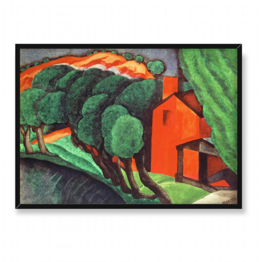 Oscar Bluemner Lśniąca noc 70x50