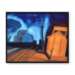 Oscar Bluemner Śmierć 50×40