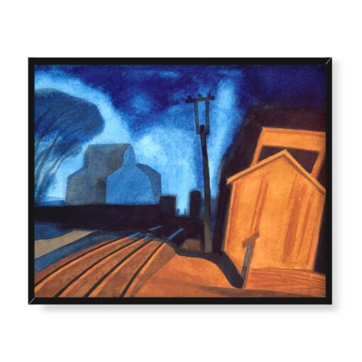 Oscar Bluemner Śmierć 50x40 w RAMIE