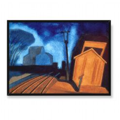 Oscar Bluemner Śmierć 70×50