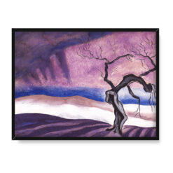 Oscar Bluemner Stacja flagowa Elizabeth New Jersey 40×30 w RAMIE