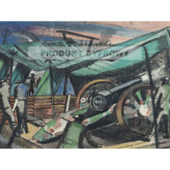 Paul Nash A Howitzer Firing Studium — produkt cyfrowy do pobrania