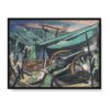 Paul Nash A Howitzer Firing Studium 40×30