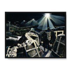 Paul Nash Cicha noc w Ypres 40×30