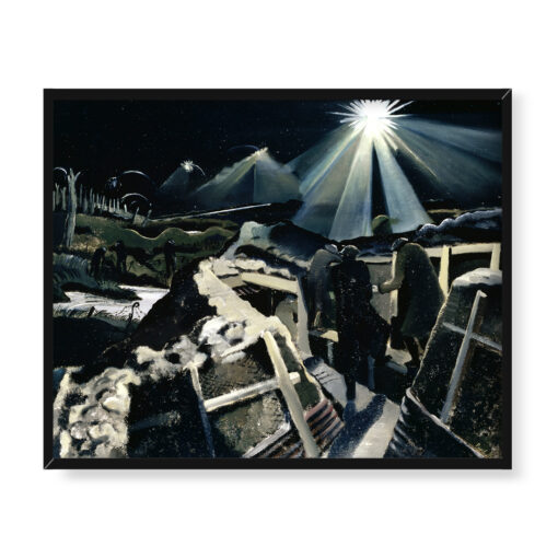 Paul Nash Cicha noc w Ypres 50x40