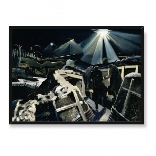 Paul Nash Cicha noc w Ypres 70x50