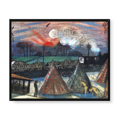 Paul Nash Down from the Line Art 50x40