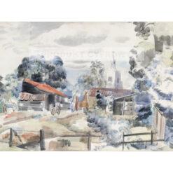 Paul Nash Kosciół Hillingdon Londyn — produkt cyfrowy do pobrania