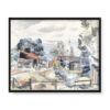 Paul Nash Kosciół Hillingdon Londyn 50×40
